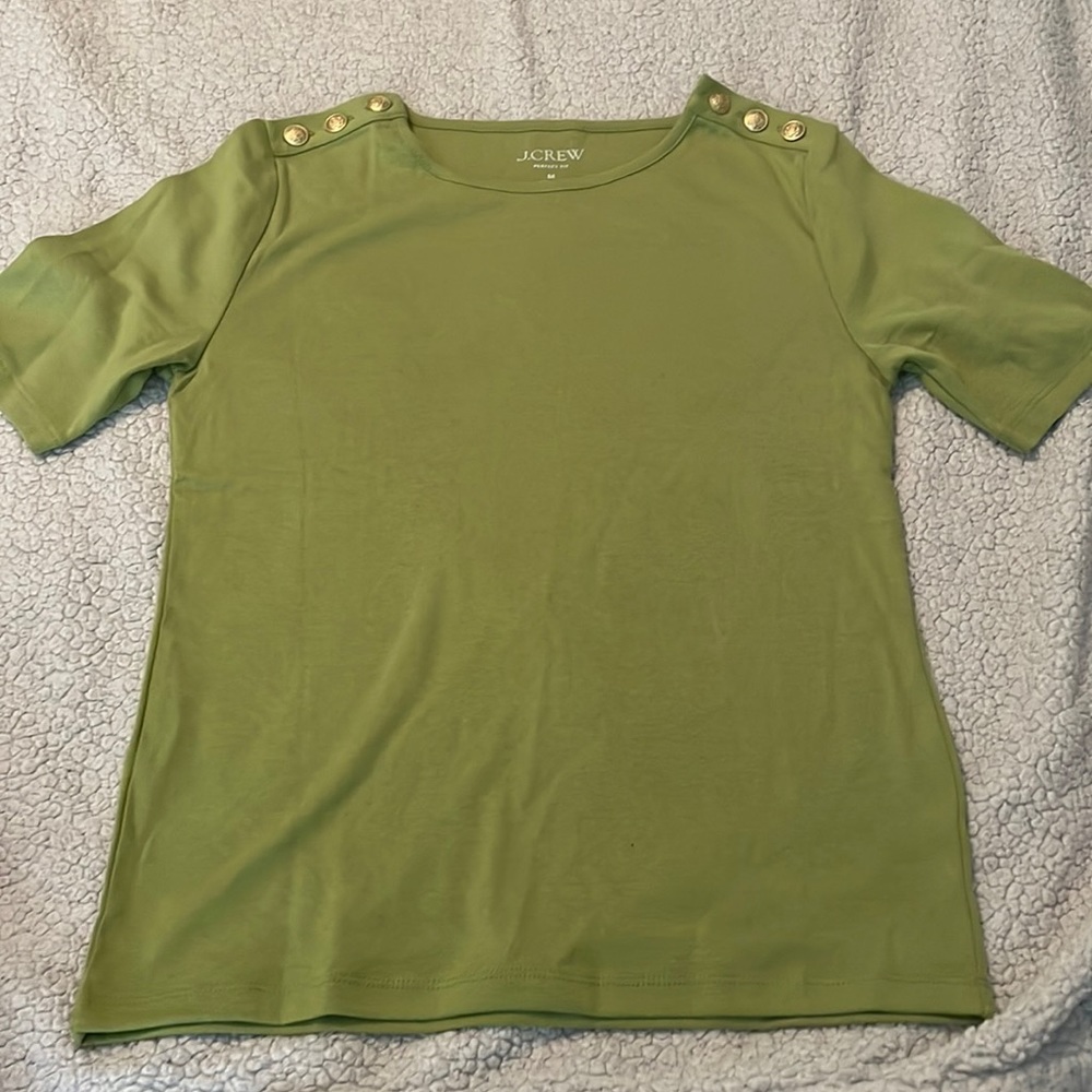 J crew perfect fit elbow sleeve t shirt